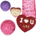 thumbnail image 4 of Advancent Paquete de 50 flores biónicas artificiales, rosas de simulación de espuma PE, decoraciones de flores falsas, regalos de compromiso para bodas y Kits de decoración para fiestas Verde Advancent JJ18310-04, 4 of 6