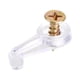 thumbnail image 1 of Kit de Clips Retenedores de Vidrio Uxcell, Clips para Puertas de Vidrio de Muebles de 1pulgada con Tornillos 50Set, 1 of 5
