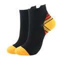 thumbnail image 3 of Innerwin Sports Sock Ankle Support Compression Socks Moisture Wicking Adults Soft Low Cut Women Universal Color Block Comfy Yellow S/M, 3 of 4
