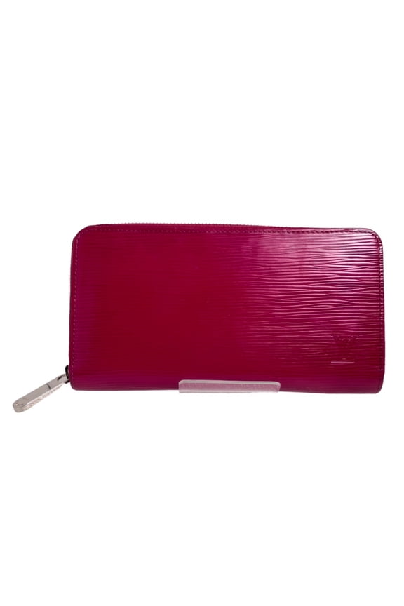 Pre-Owned Louis Vuitton Round Zipper Epi Zippy Wallet M60305 Fuchsia Long (Good)