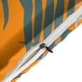 thumbnail image 4 of 3 Pcs Soft Bedding Set, Includes 1 Duvet Cover with Zipper And 2 Pillow,Shams Hawaiian Hibiscus Garden Orange Flowers Full(79"×90"), 4 of 8