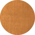 thumbnail image 1 of Ahgly Company Indoor Round Oriental Orange Industrial Area Rugs, 3' Round, 1 of 4