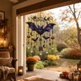 thumbnail image 5 of Halloween Acrylic Suncatcher Wind Chime Hanging Ornament, Colorful Light Refracting Spooky Window Decor with Melodic Chimes, Weatherproof Outdoor Patio Garden Yard Party Decoration, Multicolor, 5 of 7
