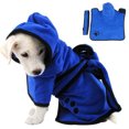 thumbnail image 1 of Dog Robe Super Absorbent Quick Drying Pet Towel Pet Bath Towel for Dog Cat, 1 of 10