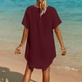 Nrmvnmi Summer Saving 2024 Summer Crochet Hollow Out Knit Beach Bathing