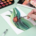 thumbnail image 6 of Nicpro Watercolor Paint Set, 48 Water Colors Kit with 8 Painting Brushes, Palette, Watercolor Pen, 25 Art Pad Paper, 2 Art Sponges, Non-toxic Painting Supplies, 6 of 7