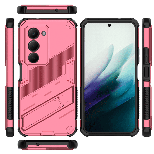 Funda GANGXUN Antigolpes para Xiaomi Redmi 15 4G con Soporte Invisible, Antihuellas y Protección Completa