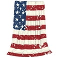 thumbnail image 2 of Fotbe Vintage American Flag Manta de Franela Acolchonada con Estampado, Súper Suave y Esponjosa, Extra Grande para Sofá, Cama, Uso Todo el Año-80"x60", 2 of 7
