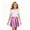 00-Hot Pink76, variant on Lullu Girls Sequin Metallic Skater Skirt Glitter Dance Party Skirts, Black, Sizes 2-18