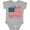 AC-Heather Grey, variant on Made in the U.S.A. Boys or Girls Baby Bodysuit