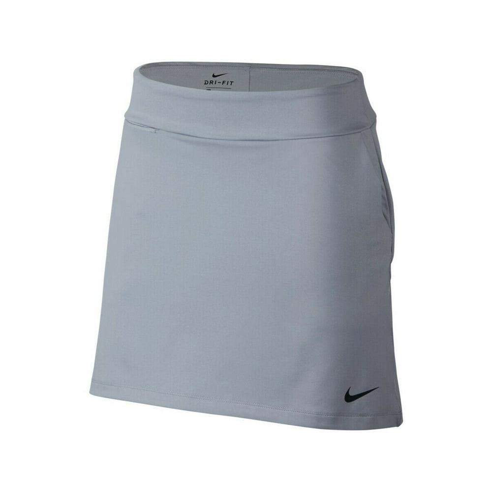 Nike Nike Golf Womens DriFit 16.5" Knit Skorts SkirtShorts Grey New
