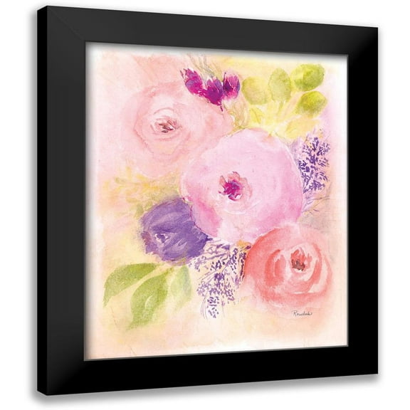 Murdock, Ramona 12x14 Black Modern Framed Museum Art Print Titled - Blooms No. 3