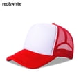 thumbnail image 1 of 1 PCS Unisex Cap Casual Plain Mesh Baseball Cap Adjustable Snapback Hats For Women Men Hip Hop Trucker Cap Streetwear Dad Hat Gao Jinjia LED, 1 of 2