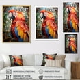 thumbnail image 4 of Designart "Euphony In The Tropical Jungle With Parrots I" Parrot Canvas Prints, 4 of 7