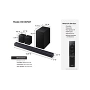 Samsung B-Series 4.1Ch DTS Virtual:X Soundbar with Subwoofer & Rear Speakers HW B57WF/ZA 2026