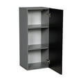 thumbnail image 3 of 15" x 36" Wall Cabinet-Single Door-with Black Matte door, 3 of 5