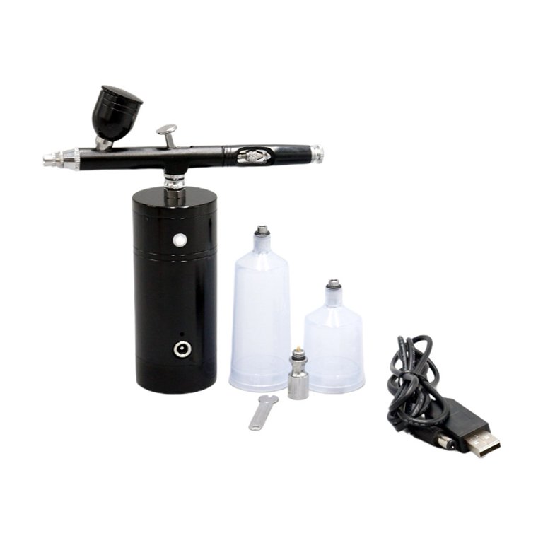 Airbrush Kit with Compressor, Portable Handheld Airbrush Pen, Rechargeable  Airbrush Gun, Portable Handheld Cordless Air Brushes for Tattoo,Painting,  Makeup, Nail Airbrush Machine, Purple 