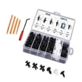 thumbnail image 4 of MAYUJIAA 100 Pcs Bumper Retainer Clips with Fastener Remover Car Plastic Rivets Fasteners Push Retainer Kit QM321-8677, 4 of 12