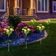 thumbnail image 7 of Steadline Solar Powered Decorative Flower Lights with Auto On/Off Feature for Garden Pathway and Landscape Lighting Waterproof LED Stake Lights with Flexible Stems for Custom Arrangements, 7 of 7