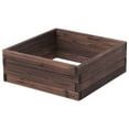 thumbnail image 2 of GVN Square Raised Garden Bed Flower Vegetables Seeds Planter, Outdoor Wooden Elevated Raised Garden Bed for Patio or Yard Gardening, 2 of 7