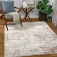 thumbnail image 7 of Surya Roma ROM-2395 107x147" Rectangle Modern Fabric Rug in Brown/Off White/Gray, 7 of 7