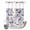 White, variant on No Hook Shower Curtain, Pink Flowers Shower Curtains for Bathroom with See Through Top Window, Spring Floral Purple Butterflies Watercolor Waterproof & Washable Bath Curtain Small Stall 36"x78"