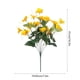 thumbnail image 3 of Eoozwa 3 Packs Artificial Flowers 7-Head Bouquet Realistic Silk Floral Stems for Home Decor Wedding Centerpieces and Outdoor Garden Photography Props Long-Lasting Spring Collection, 3 of 6