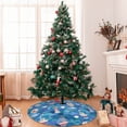 thumbnail image 7 of Sikiie Watercolor Ships 30-48 inches {designName} Print Christmas Tree Skirt Snowman Xmas Tree Skirt with Edge Christmas Decorations for Holiday Party48", 7 of 7