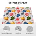 thumbnail image 3 of Yiaed Watercolor Teapots Print Highly Absorbent Microfiber Kitchen Counter Mat, Dish Drying Pad for Dishes, Utensils, Pots and Pans, Large 18" x 24", 3 of 7