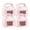 Pink and White / 4" / w/ Window / 100 Count, variant on Restaurantware Gable Gift Boxes 100 Count 8.5 x 4.75 x 5.5 Inches Paper Favor Boxes Pink and White Stripe Built-In Handle Cardboard Pink