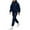 Navy #A, variant on Men's Sweatpant Sets 2 Piece Hoodie Sweatsuits Love Heart Printed Valentines Day Suits Casual Jogging Outfits (XL, Sky Blue #A)
