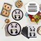 thumbnail image 4 of 1 Set of Adorable Panda Disposable Paper Plates Napkins Cups Birthday Supply, 4 of 5