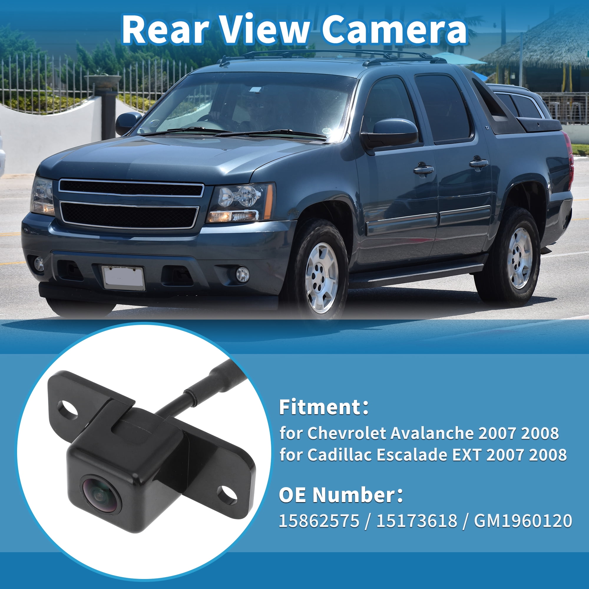 Unique Bargains Rear View Camera for Chevrolet Avalanche and for Cadillac Escalade EXT
