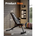thumbnail image 4 of JoanKaren 5 Levels Adjustable Weight Bench,Foldable Workout Bench Olympic Weight Bench for Home Gym Full Body Strength Training,Supports Up to 660 lbs, 4 of 7