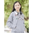 thumbnail image 2 of Japanese Style Bunnies Hoodie Juniors -Image by Shutterstock,  Medium, 2 of 4