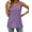Light-Purple, variant on Fantaslook Tank Tops for Women Summer Square Neck Sleeveless Casual Tops Side Split Shirts
