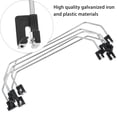 thumbnail image 1 of IFANLANDOR 5Pcs Metal Shelf Dividers For Office Galvanized Iron Shelf Division Supermarket Management, 1 of 6