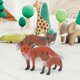 thumbnail image 3 of BRIGHTFUFU 3 piezas simulación animal salvaje figura realista juguetes divertidos Modelo Kids Animal Model Toys - 5x3cm (Fox), 3 of 7