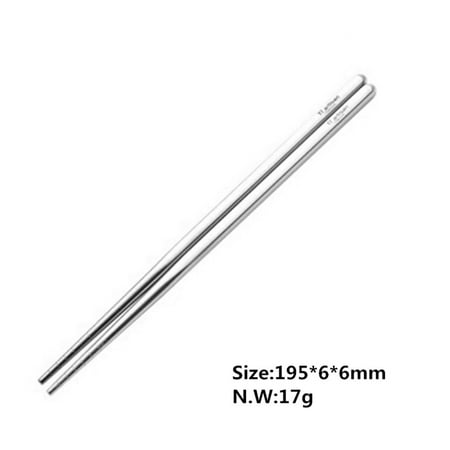 

Titanium Non-Slip Chopsticks Lightweight Eco-Friendly Tableware Utensil Tool