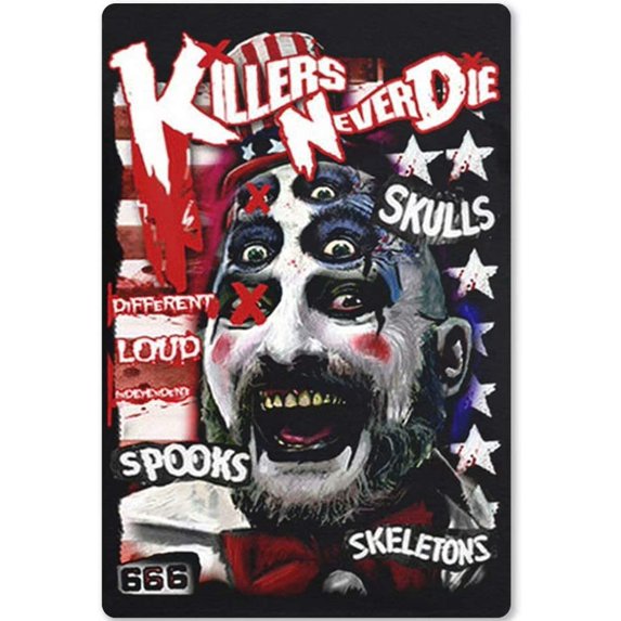 Metal Sign- Captain Spaulding's -Vintage Movies Poster, Office Bar Restaurant Hotel Coffe Garage Wall Decor Plaque 12X8 Inch, 8x12inch