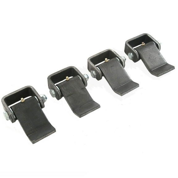 (4) Heavy Duty Greaseable Strap Style Truck Trailer Cargo Dump Door Hinge