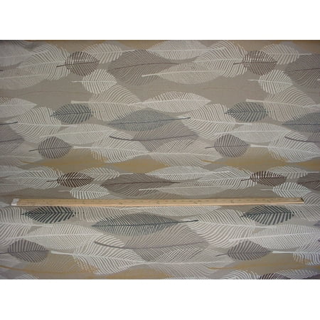 Designer Clothing Fabrics Se7en Texiles Tropicana in Cabana - Tropical Leaf Jacquard Designer Upholstery Drapery Fabric - By the Yard ()