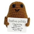 thumbnail image 1 of Lindo Juguete Patata Con Tarjeta Regalo para Adultos (patata Marrón Positiva), 1 of 8
