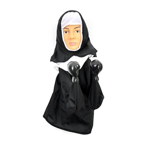 Boxing Nun Punching Puppet