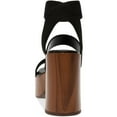 thumbnail image 3 of Wild Pair Womens Scarlitt Faux Leather Ankle Strap Pumps, 3 of 3