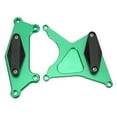thumbnail image 6 of VOBOR 2pcs Motorcycle Accessories Motorcycle CNC Aluminium Alloy Clutch Gear Box Cover Engine Crash Guard Replacement for Kle650 2006‑2020 (Green), 6 of 8