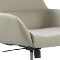 thumbnail image 5 of Pemberly Row Modern / Contemporary Leather Office Chair Cream, 5 of 12