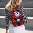 thumbnail image 5 of Goofa The Nightmare Before Christmas Pattern Durable Canvas Daypack - High-Quality Vintage Backpack, Compact & Versatile for Travel and Everyday Use-Medium, 5 of 5