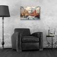 thumbnail image 3 of Epic Art 'The Warmth of Small Town Living' by Chuck Pinson, Acrylic Glass Wall Art, 24"x16", 3 of 3