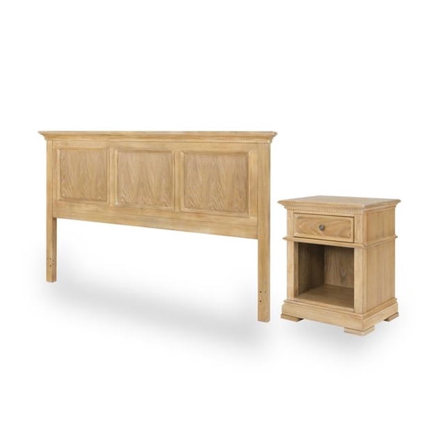 Homestyles 5504-6015 Manoir King Size Tête de Lit et Table de Chevet & 44; Brun